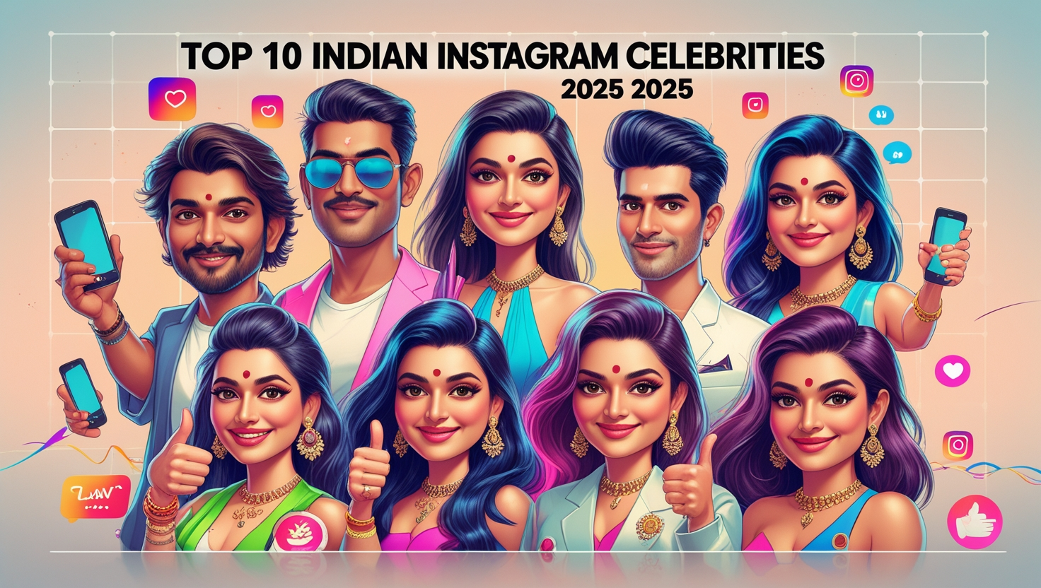 Top 10 Indian Celebrities with Highest Instagram Followers in 2025